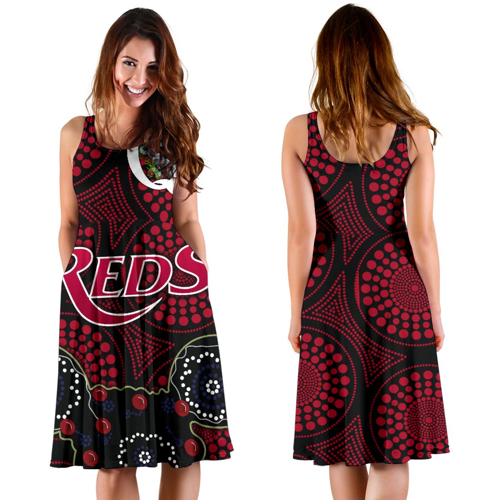 Queensland Women's Dress Reds Rugby - Koala - Vibe Hoodie