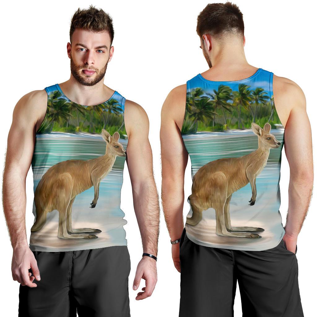 men-tank-top-kangaroo-mens-tank-landscape-art
