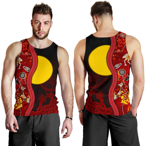aboriginal-mens-tank-top-red-indigenous-flag