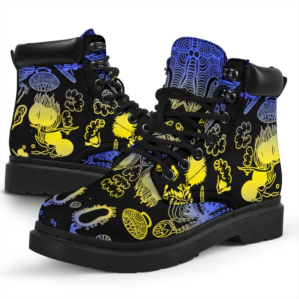 aboriginal-leather-boots-australian-golden-wattle-all-season