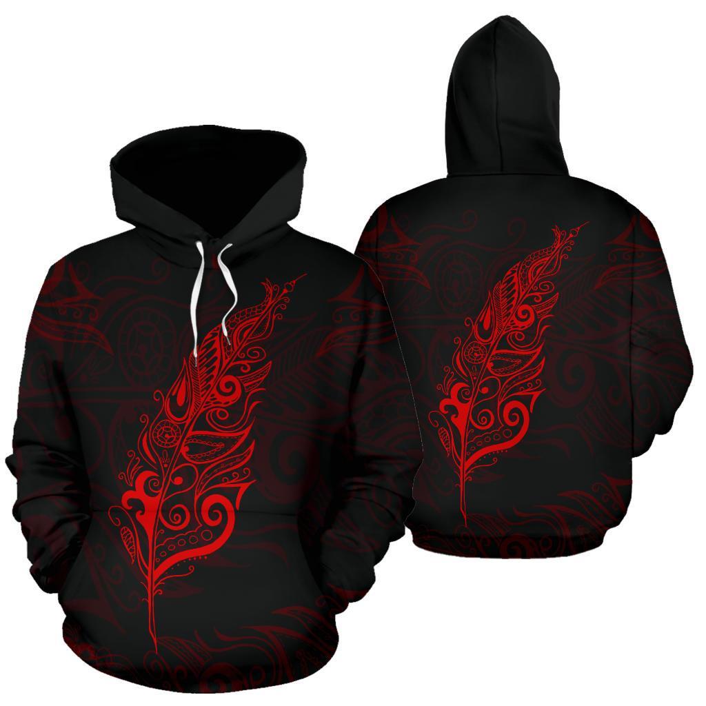 red-silver-fern-new-zealand-basic-hoodie