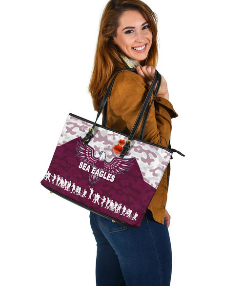 manly-warringah-large-leather-tote-sea-eagles-anzac-day-camouflage-vibes