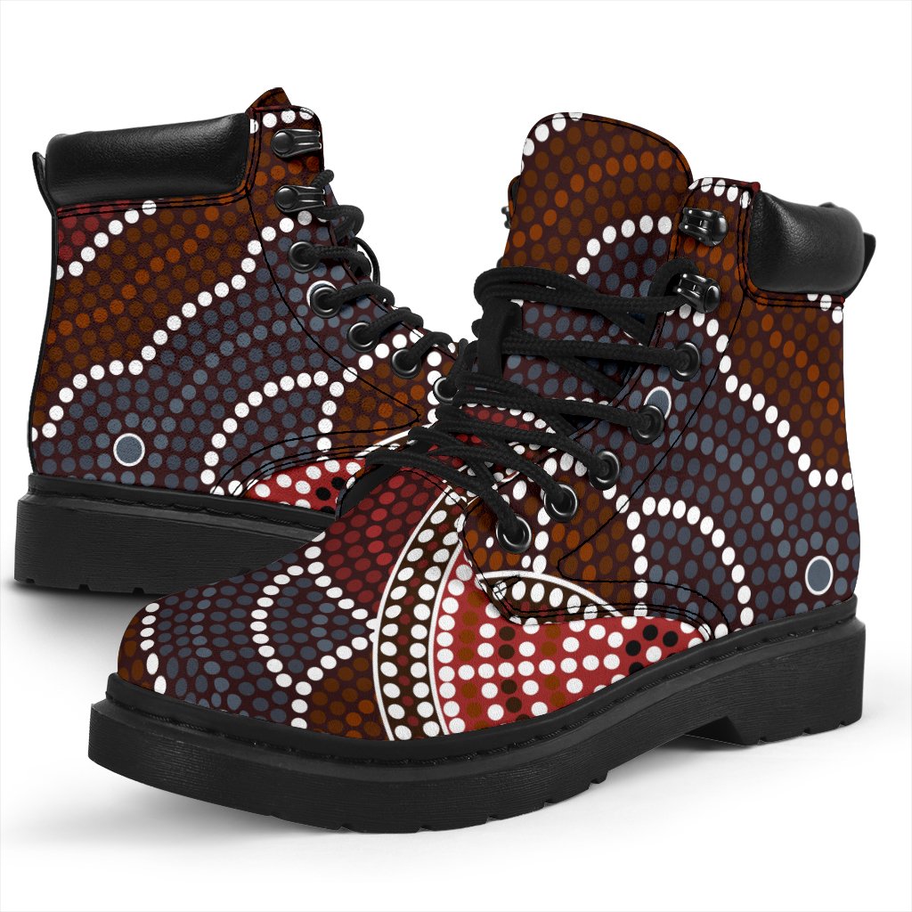 aboriginal-boots-circle-dot-painting-all-season-ver03