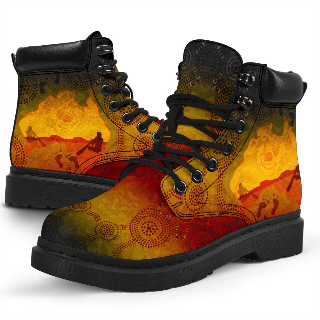 aboriginal-all-season-boots-australian-map-with-indigenous-color