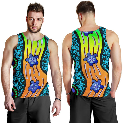 mens-tank-top-aboriginal-turtle