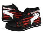 south-sydney-rabbitohs-high-top-shoe-anzac-day-poppy-flower-vibes