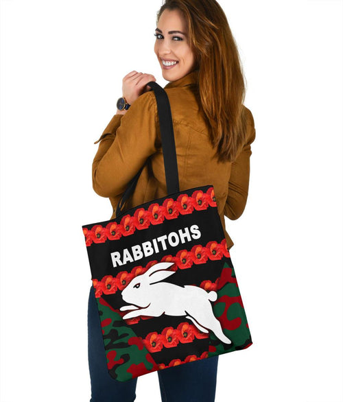 south-sydney-rabbitohs-tote-bag-anzac-day-poppy-flower-vibes