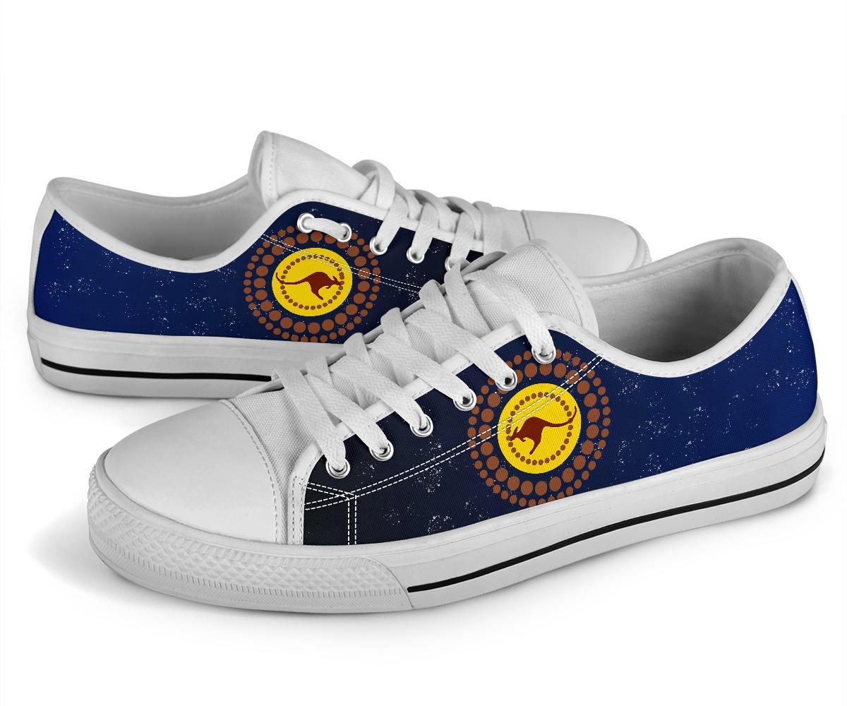1staustralia-low-top-shoes-kangaroo-on-the-sun