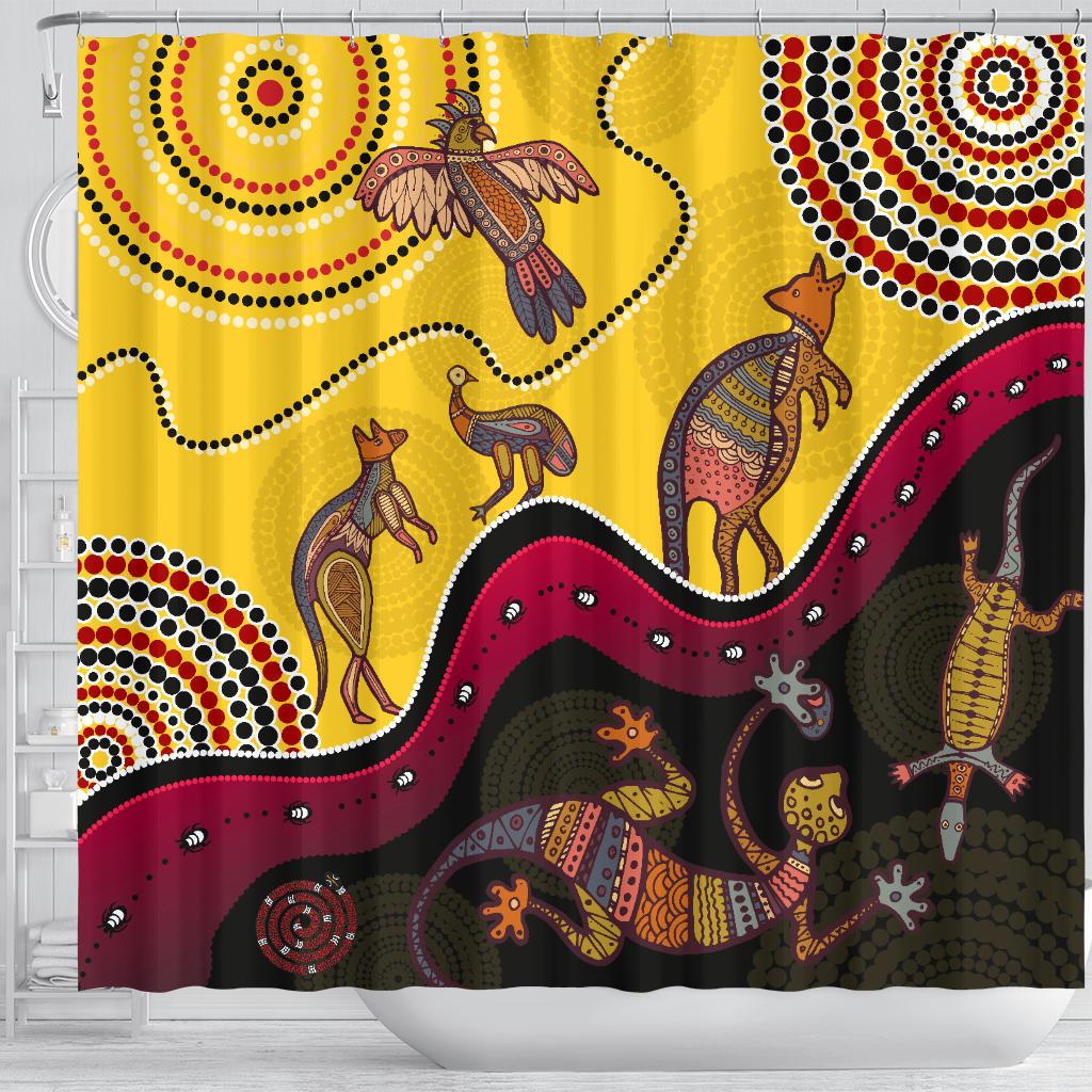 aboriginal-shower-curtain-indigenous-animals-life-art