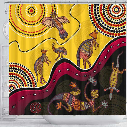 aboriginal-shower-curtain-indigenous-animals-life-art