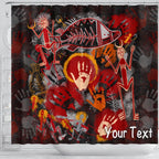 custom-aboriginal-shower-curtain-indigenous-fish-hand-art
