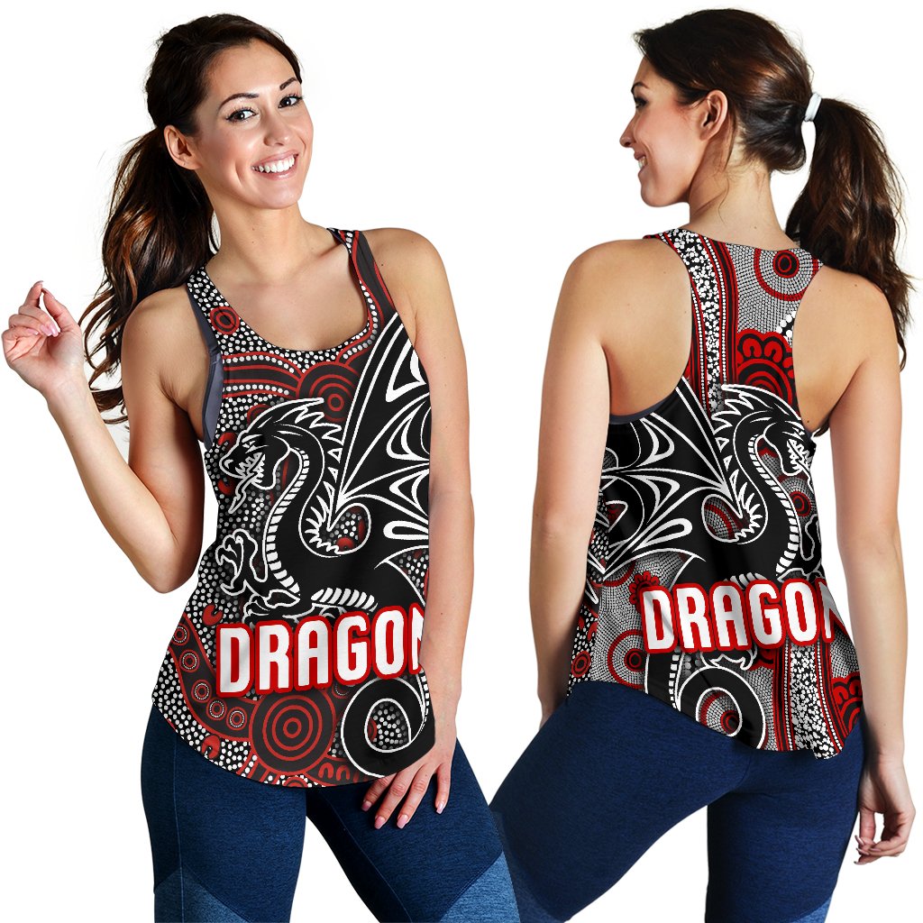 St. George Dragons Women Racerback Tank Unique Indigenous - Vibe Hoodie