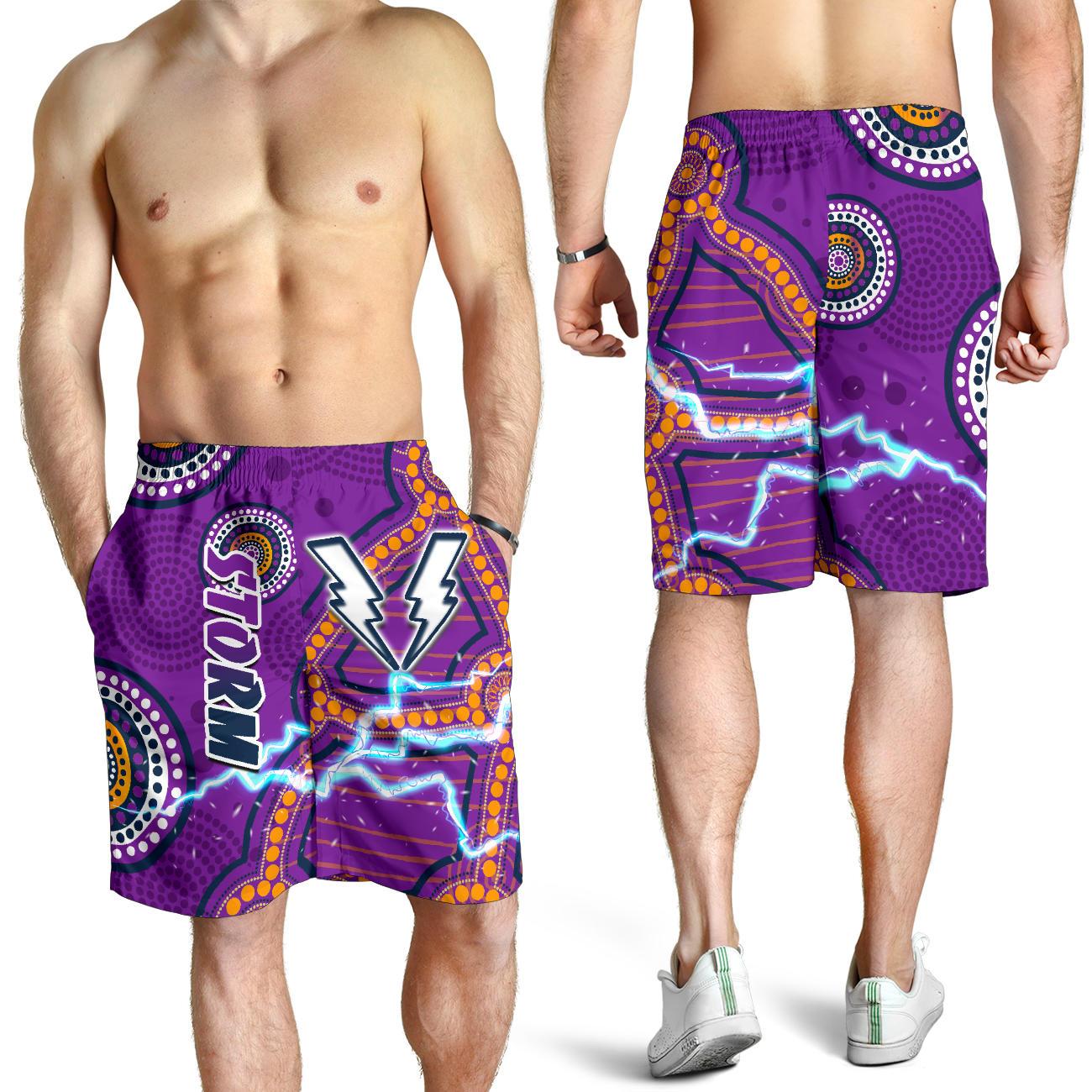storm-men-shorts-melbourne-indigenous-thunder
