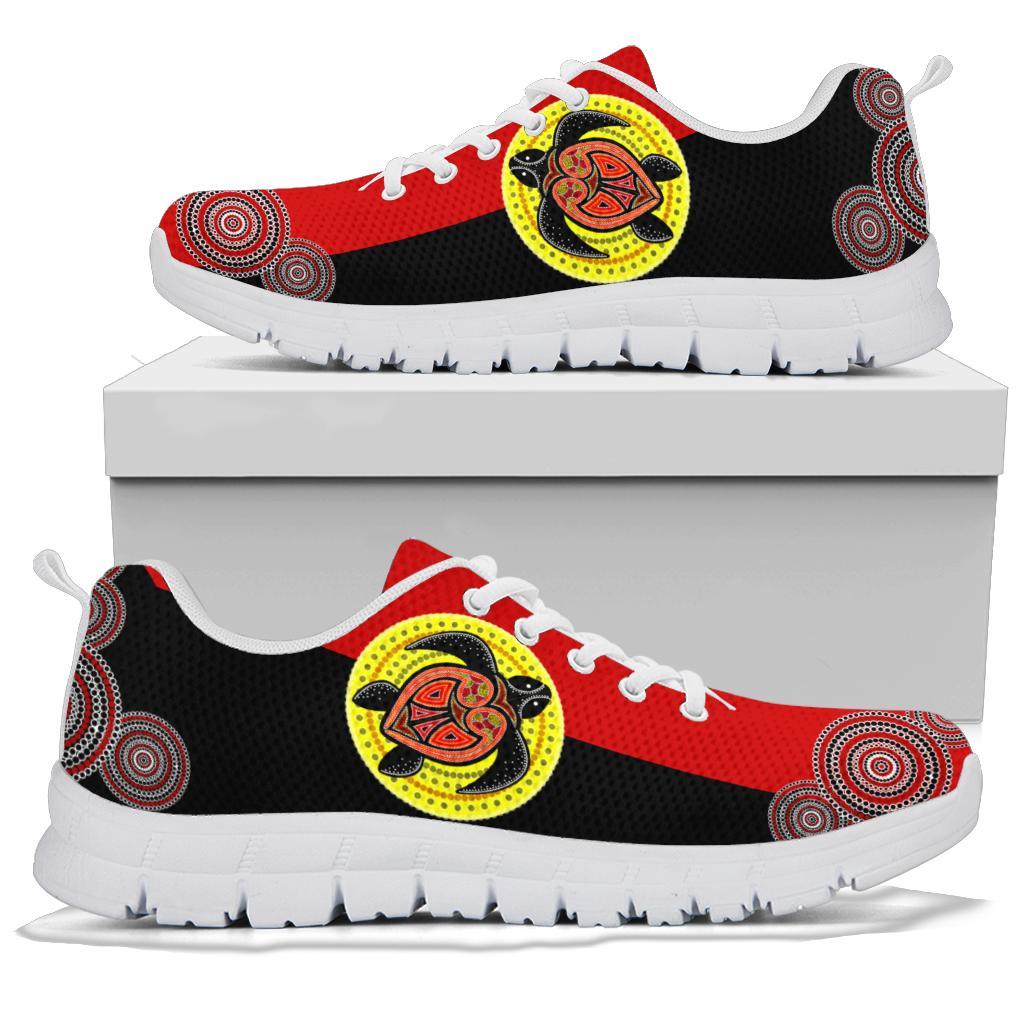 aboriginal-sneakers-turtle-patterns-circle-dot-painting