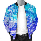 aboriginal-mens-bomber-jacket-sea-turtle-with-indigenous-patterns-blue