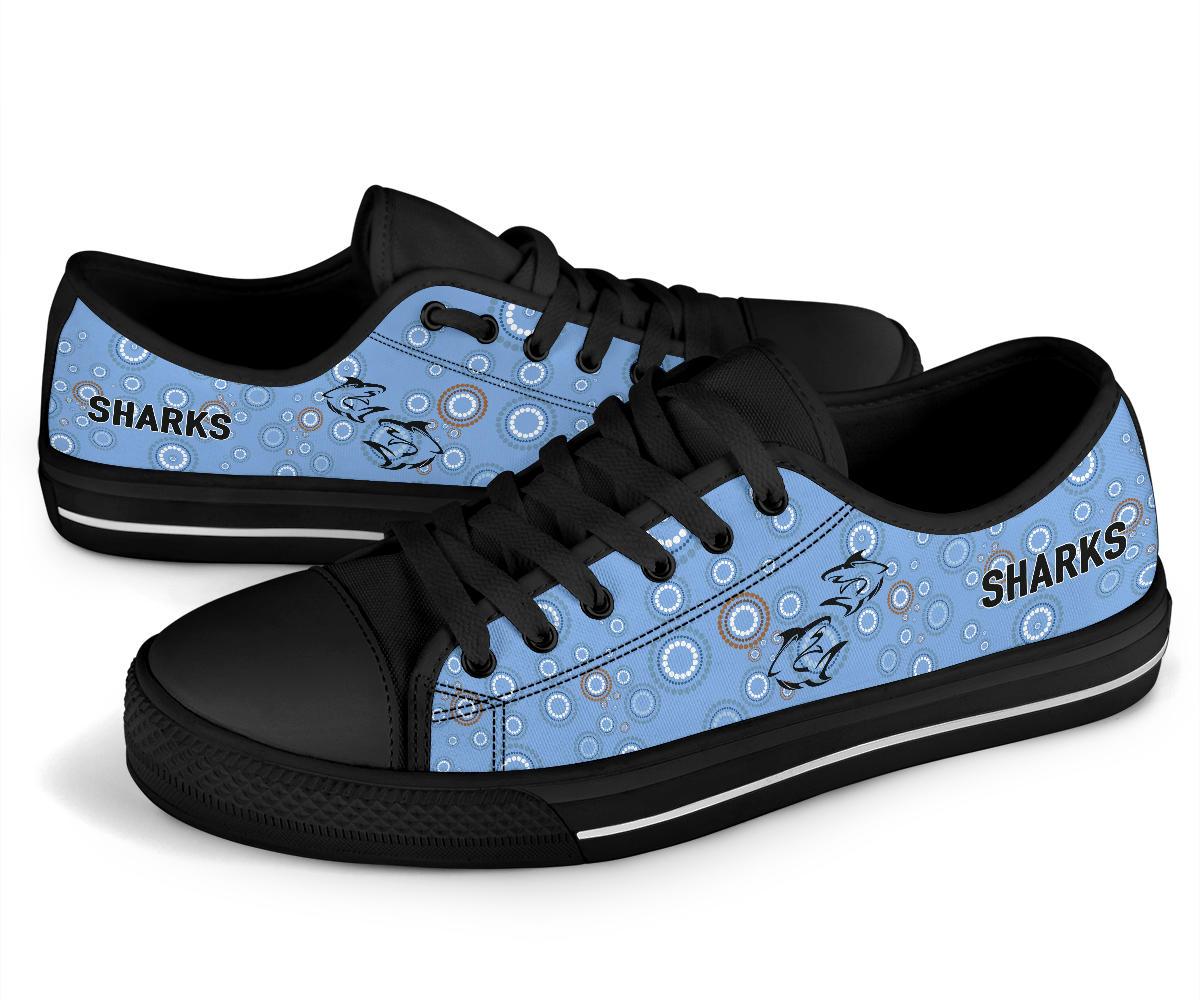 cronulla-sutherland-low-top-shoe-sharks-anzac-day-unique-indigenous
