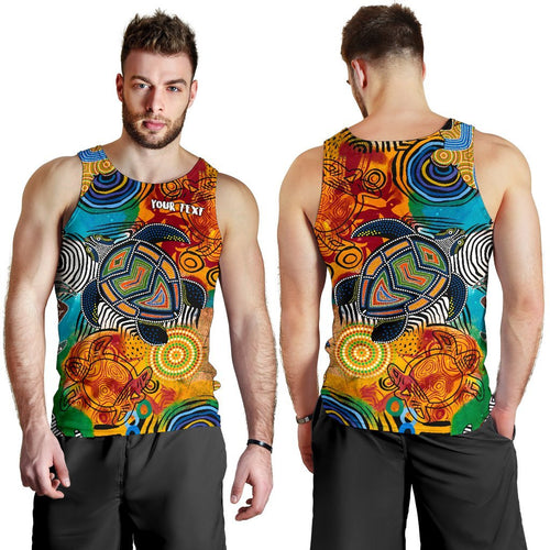 aboriginal-personalised-mens-tank-top-turtle-indigenous-art