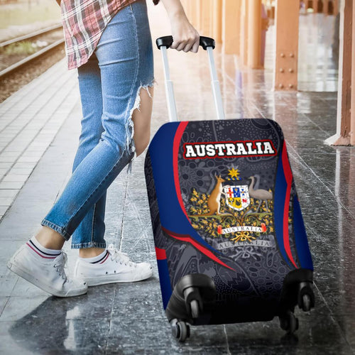 aboriginal-luggage-cover-australian-coat-of-arms-aussie-spirit