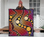 aboriginal-premium-quilt-australia-colorful-circle-dot-painting-art