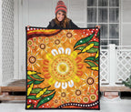 aboriginal-premium-quilt-indigenous-circle-leaf-patterns