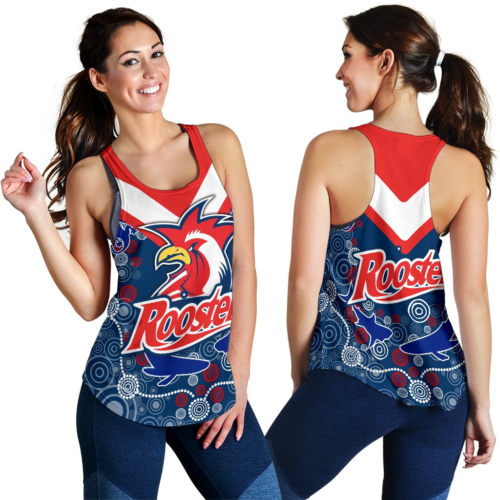 Rooster Indigenous Women's Racerback Tank Rugby - Vibe Hoodie