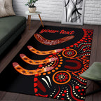 aboriginal-personalised-area-rug-aboriginal-boomerangs-with-dot-painting-pattern