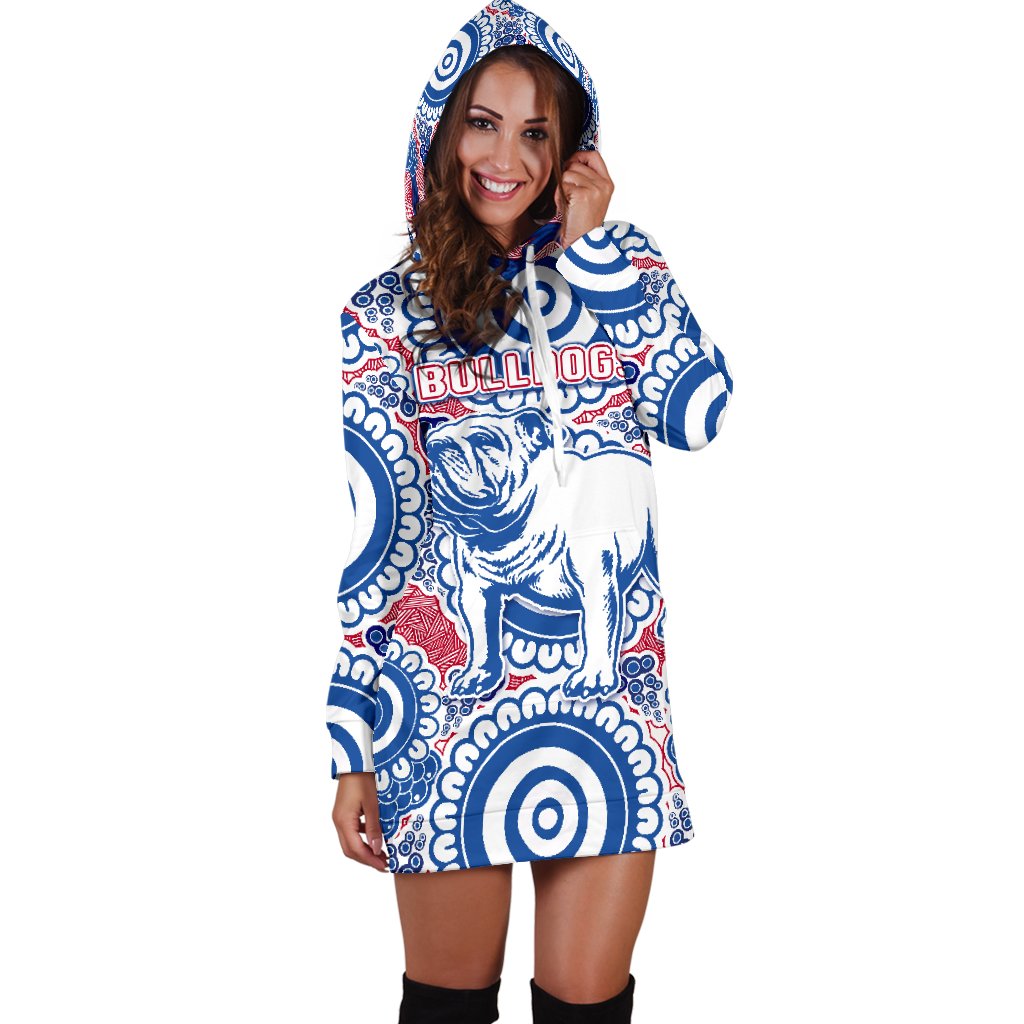 western-womens-hoodie-dress-bulldogs-simple-indigenous