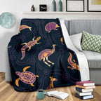 premium-blanket-indigenous-animals-patterns