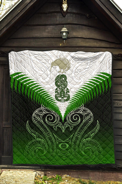 maori-manaia-premium-quilt-green