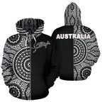 aboriginal-zip-up-hoodie-kangaroo-patterns-circle-dot-painting-ver01