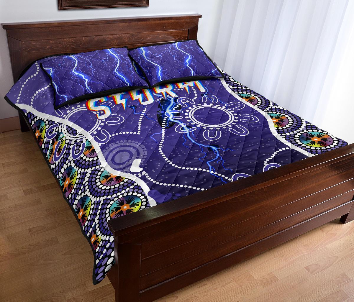 melbourne-storm-quilt-bed-set-indigenous