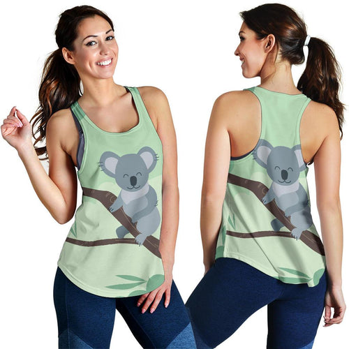Racerback Tank - Koala Top Tank Smile Tree - Women - Vibe Hoodie