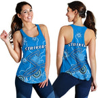 Strikers Women Racerback Tank Indigenous Blue Energy - Vibe Hoodie