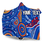 custom-text-aboriginal-hooded-blanket-indigenous-footprint-patterns-blue-color