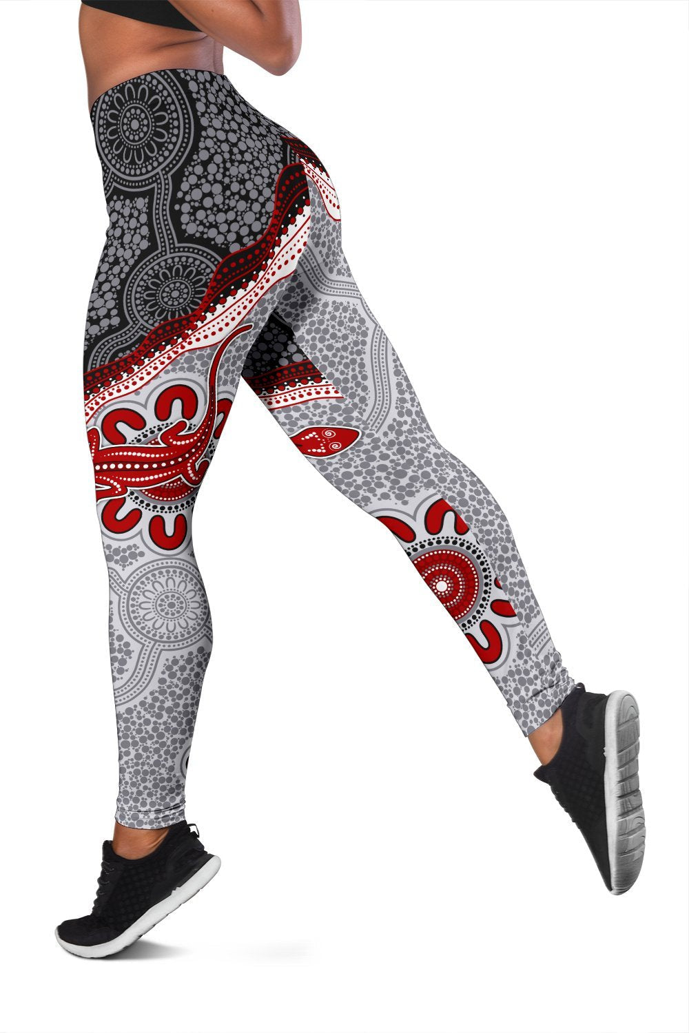 aboriginal-womens-leggings-indigenous-boomerang-and-lizard-art