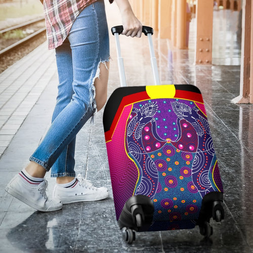 luggage-cover-aboriginal-sublimation-dot-pattern-style-violet