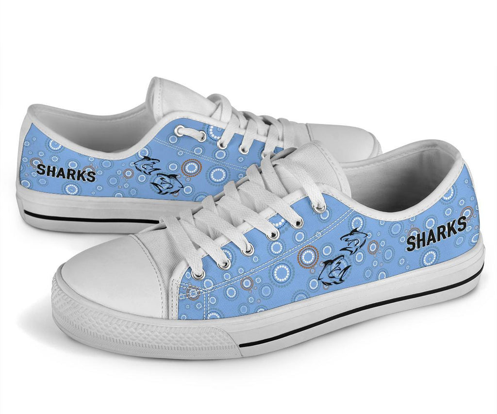 cronulla-sutherland-low-top-shoe-sharks-anzac-day-unique-indigenous