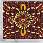 aboriginal-shower-curtain-indigenous-circle-footprint