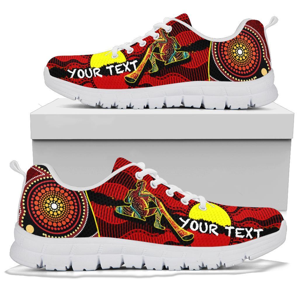 custom-sneakers-australia-aboriginal-dots-with-didgeridoo-black