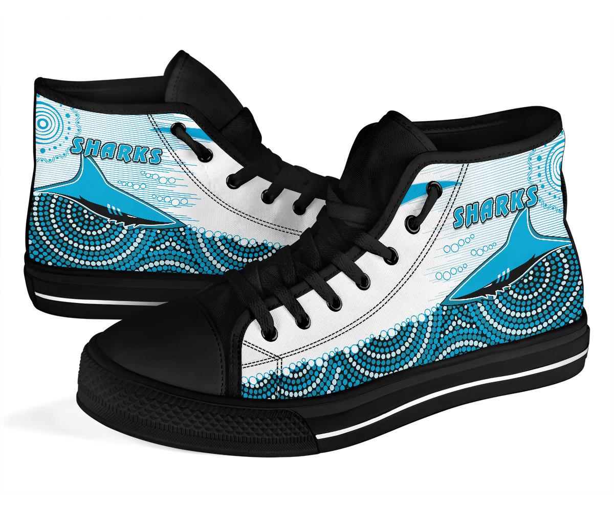 sharks-high-top-shoe-cronulla-indigenous-unique