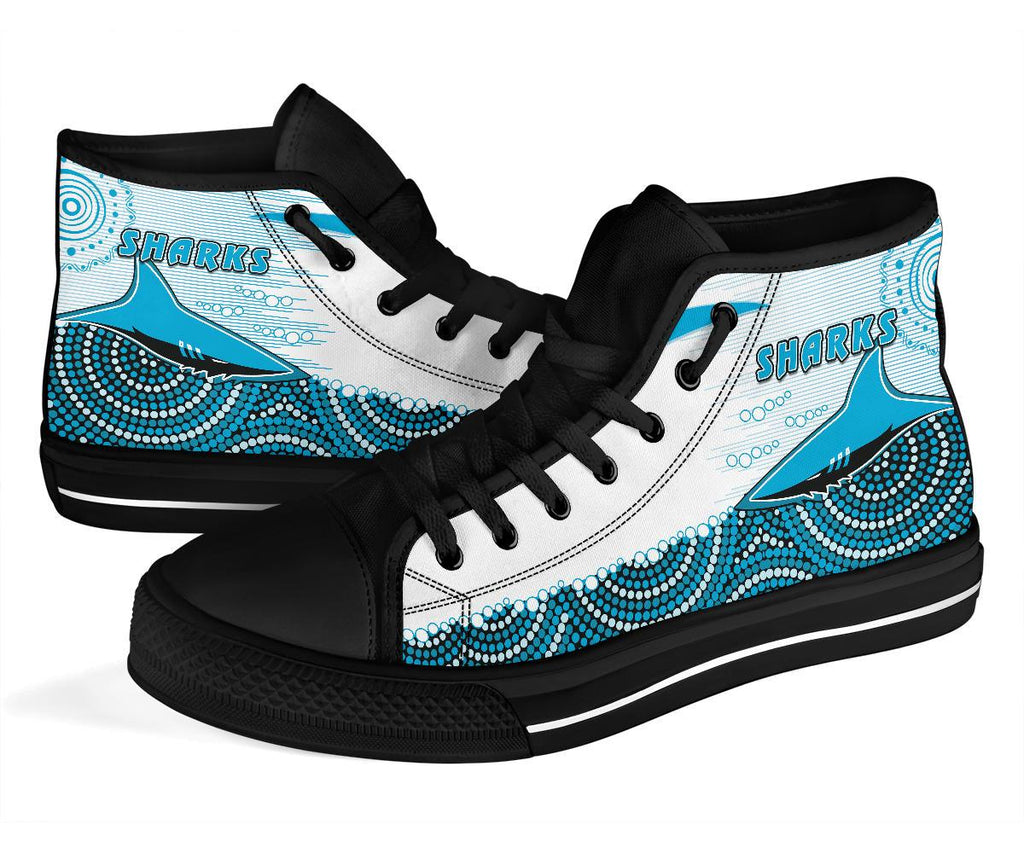 sharks-high-top-shoe-cronulla-indigenous-unique