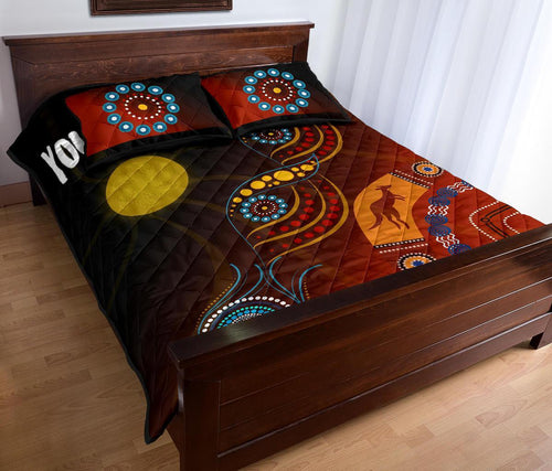 personalised-quilt-bed-set-flowers-on-the