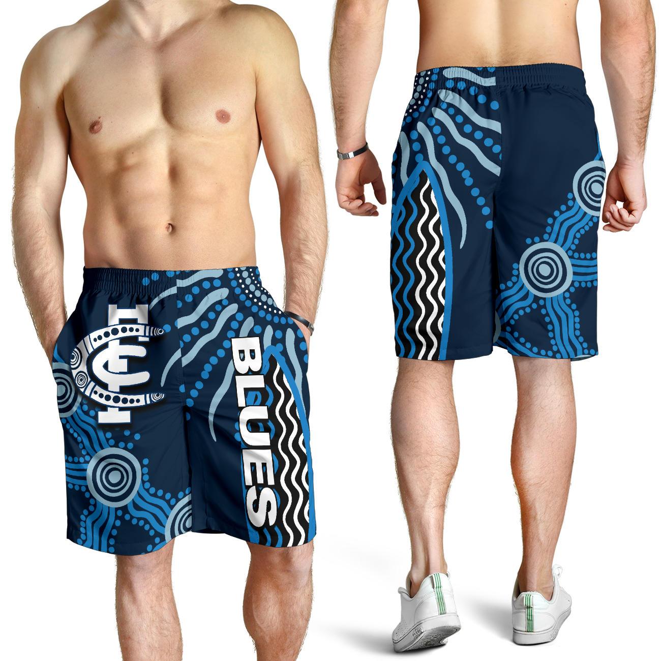 carlton-blues-all-over-print-mens-shorts-aboriginal