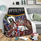 personalised-premium-blanket-aboriginal-dot-in-naidoc-week-style