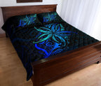 new-zealand-light-silver-fern-x-frangipani-tattoo-quilt-bedding-sets-blue