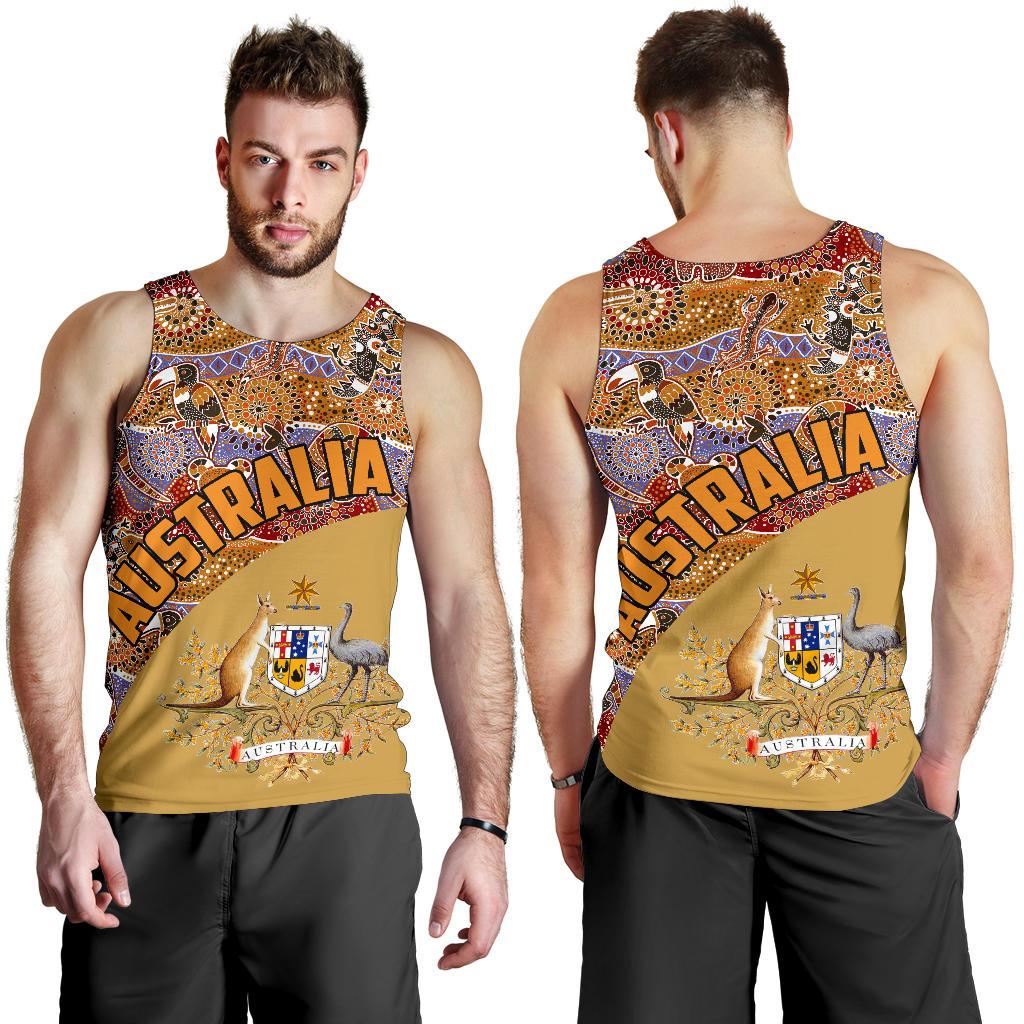 men-tank-top-aboriginal-patterns-mens-tank-australian-coat-of-arms