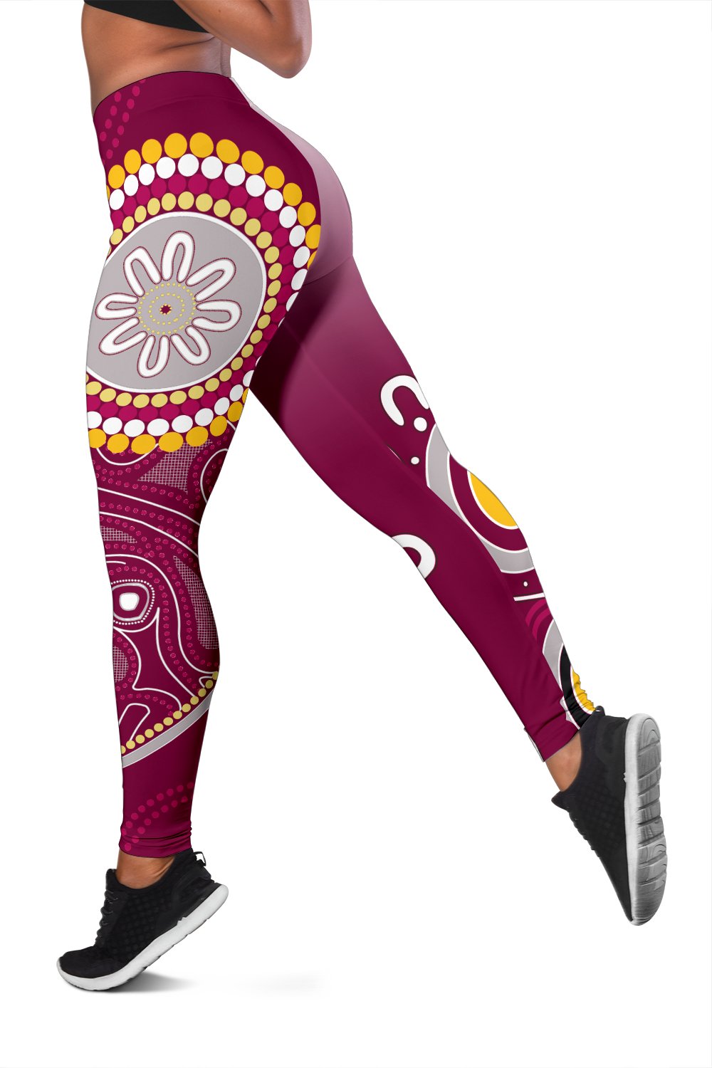 broncos-indigenous-women-leggings-brisbane-strong