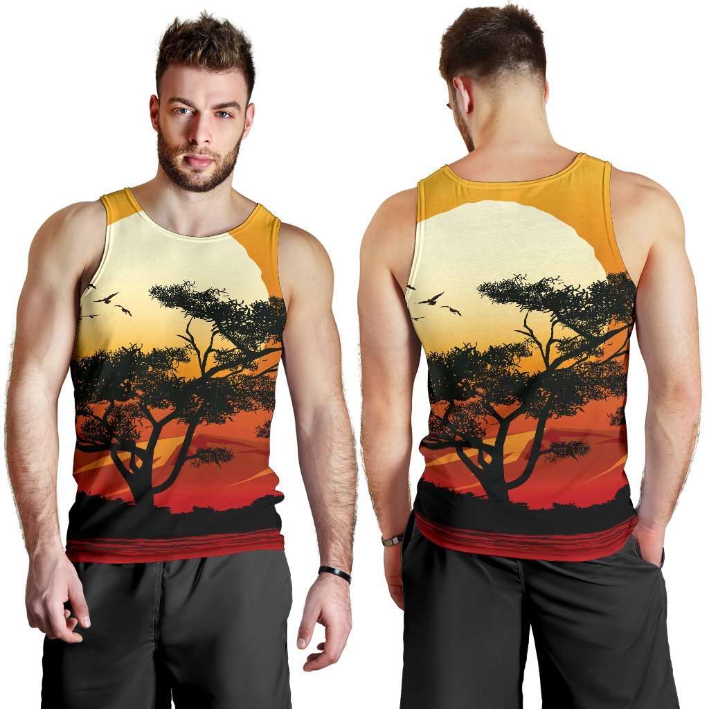 mens-tank-top-sunset-and-tree-in-australia