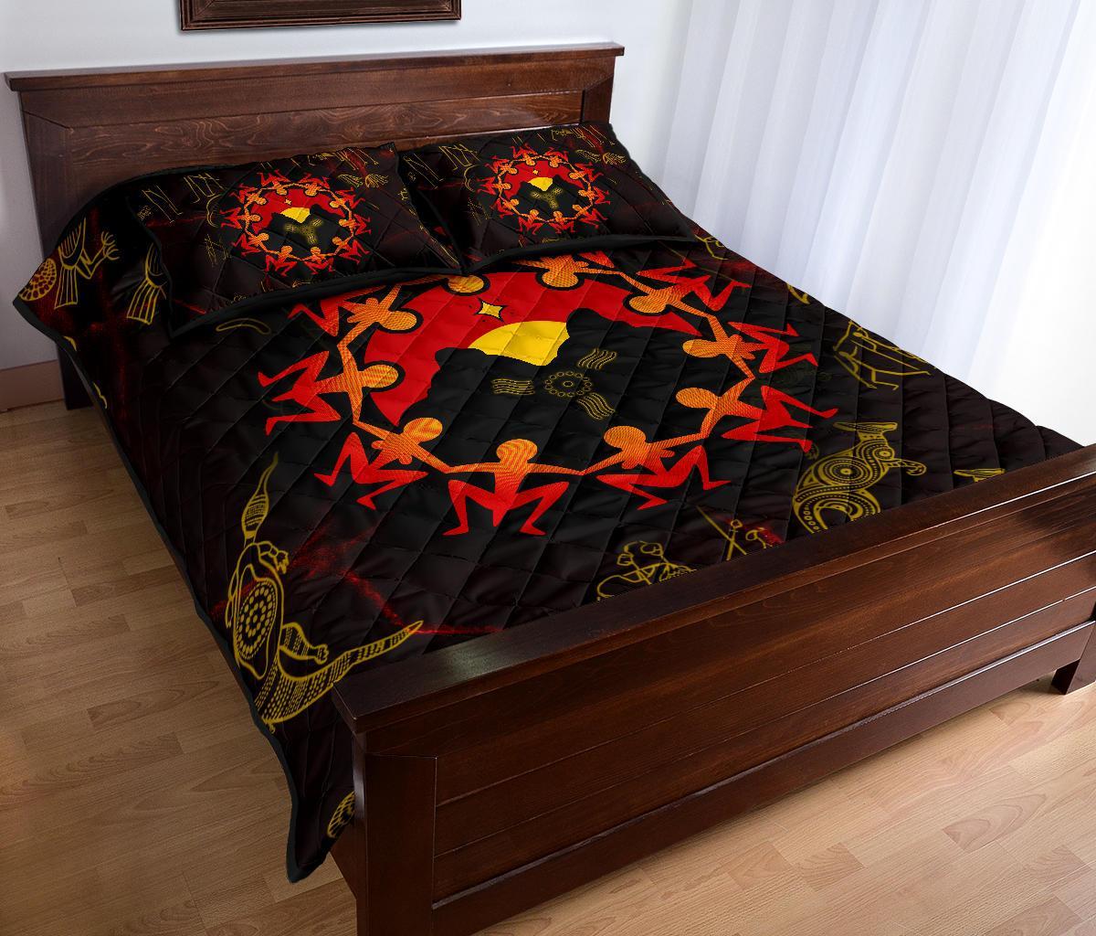 aboriginal-quilt-bed-set-australia-map-and-indigenous-flag
