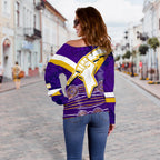 Storm Off Shoulder Sweater Indigenous Melbourne - Vibe Hoodie